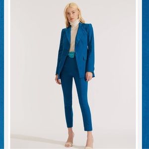 VERONICA BEARD Dickey Jacket Long Lean Cerulean Blue